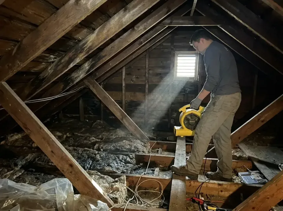 attic-water-damage-drying-proc-007 — frequently asked questions, Emergency Water Extraction & 24/7 Flood Response in Fairmou…